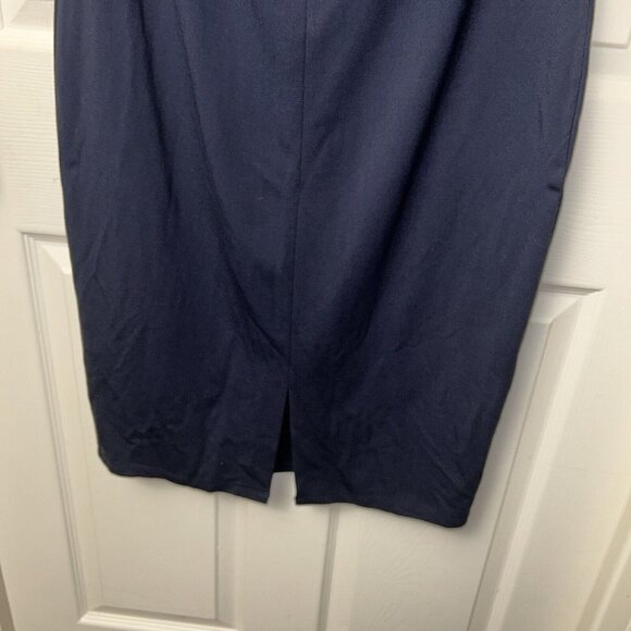 Felicity & Coco Jenny Navy Blue Sleeveless High Neck Halter Bodycon Dress XL - Picture 7 of 11